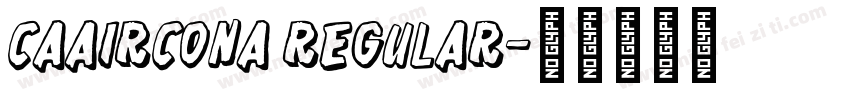 CAAircona Regular字体转换